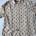 Wrangler VTG  Womens Short Sleeve Shirt Yellow Southwestern Print‎ Button Down Photo 0