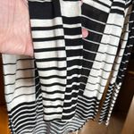 BCBGMAXAZRIA NWOT  Striped Black and White Women's Top Size Small Oversized Photo 1
