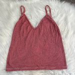 Brandy Melville John Galt Red Striped Tank Top Photo 0