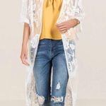 Blue Rain Lace Kimono Photo 0