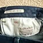 J Brand  2 Way Stretch High Rise Skinny Jeans in Dark Wash - Size 26 Photo 6