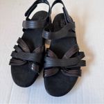 SAS Black Strappy Comfort Sandals Women’s 10WW Beachy Classic Summer Size 10 Photo 1