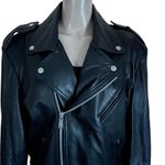 Hard Rock Cafe Save The Planet New York leather moto jacket Photo 3