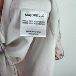Majorelle  Zella Dress in Romance Floral One Shoulder Ruffle White Size XS Photo 9
