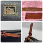 Dooney & Bourke Dillen Mini Barrel Black Leather Small Handbag Brown Strap NWOT Photo 5