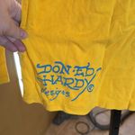 Ed Hardy Y2K  by Christian Audigier Long Yellow T Shirt Size Small Photo 12