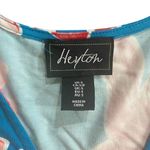 Heyton floral wrap dress small blue orange short sleeve Pink Photo 1