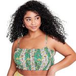 Target x Rhode Green Floral Cotton Two Piece Skirt&Crop Top Sz.XL NWT Photo 1