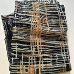 Karma Blue Beautiful patterned scarf/wrap - large 74" x 50" 100% polyester - blue, gold, wt Photo 0