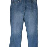Madewell Rigid Flare High Rise Raw Hem Medium Wash Womens Size 29 Tall 29T Photo 2