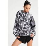 Ivy Park 3/4 Zip Floral Wind Breaker Hoodie Jacket Size M Photo 2