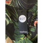 Boohoo  Black Serena Woven Flamingo‎ Print Wide Leg Trousers Pants Womens 6 NEW Photo 5