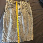 Candie's Vintage 80s Acid Wash High Waist Pleated Pencil Skirt 7/8 Photo 8