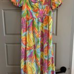 Skies Are Blue Floral Boutique Tropical Maxi Dress Photo 0
