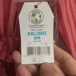 NWT Time and Tru striped wrap midi length dress XXL/20 Pink Photo 3