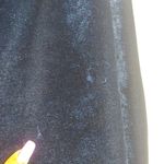 Mi ami Blue Velvet Floral Embroidered Mini Skirt Boho Festival Size Small Photo 6