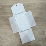 Unbranded White Faux Leather Jewelry Travel Organizer Case Photo 5