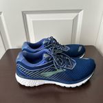 Brooks Women’s Ghost 12 Blue Running Shoes Lace Up Sneaker Size 8.5 Photo 4