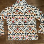 Eddie Bauer  Womens Quest Quarter-Zip Fleece Jacket Small Aztec Multicolor Plush  Photo 3