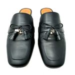 Coach black leather mules, size 8.5, EU39 Photo 3