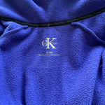 Calvin Klein Women's Blue Fleece Jacket Size XL Photo 3