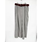 Cara Cara Soho Pants in Hannon Plaid Turtledove Tweed 16 NEW Brown Photo 1