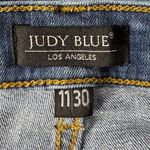 Judy Blue SZ 11/30 Relaxed Fit Jeans Mid-Rise Stretch Zip-Fly Whiskered Blue Photo 8