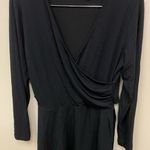 Betabrand  Pose Peplum Top Black L Photo 0