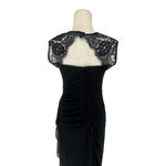 Scarlett Dark Romantic Witchy Whimsigoth Black Evening Formal Maxi Dress Size 6 Photo 5