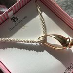 House of Harlow 1960 Gold Shell Pendant Necklace Photo 5