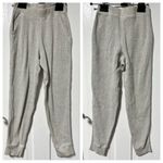 Pact Organic Cotton gray waffle knit joggers with pockets size XS Photo 1