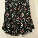 Likely Beckett Botanical Short Ruffle Skirt Black Floral Short Dress Size 12 Photo 8