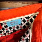 Cartonnier Anthropologie Charlie Crop Flare Pants Hot Orange Casual Mid Rise Orange Size 8 Photo 2