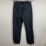 Abercrombie & Fitch Black Distressed The Dad Jeans Photo 6