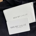 See By Chloe  Cherry two way Suede shoulder bag black gold alligator Photo 7