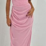 House Of CB  Adrienne Pink Quartz Strapless Gown  Size S A-C cup NWOT Photo 1
