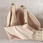 Womens Gilligan & O’Malley Nursing Bra Underwired Soft Nude Beige Size 36DDD Tan Photo 3