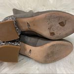 Badgley Mischka Marli Crystal Suede Embellished Boots size 7.5 *FLAWED Photo 4