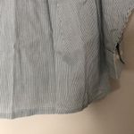 Get lucky button up striped long sleeve shirt with pandas embroidered large Black Photo 12