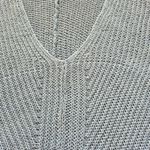 Vince Women's Blue Stonewash summer layer boho beach V-Neck Linen Sweater Small Photo 6