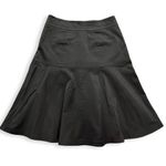 Kenar  Skirt Womens 8 Black Goth Flare Retro A-Line Zip Front‎ Pockets Parachute Photo 1