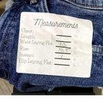 ZARA  Mid Rise Cuttoff Frayed Jean Shorts Raw Ripped Hem Pockets 4 Blue #3068 Photo 6