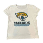 47 Brand 47 Women's Jacksonville Jaguars Sweet Spot Franklin White T-Shirt Size Large Photo 1
