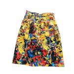 Tracy Reese Anthropologie Gainsborough Yellow Pencil Skirt 12 Artsy Vintage Photo 2