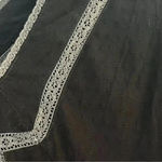 l*space L* Black Silver Trim Embroidered Boho Lynnie Tunic Dress Size Small NWT Photo 3