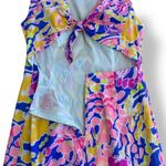 Lilly Pulitzer  Courtney Shift Mini Dress in‎ Catch and Release Size 4 Sirens Photo 4