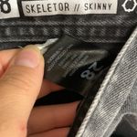 Empyre Skeletor Skinny Stretchy Jeans Size 28 Black Photo 5