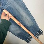 Pilcro and the Letterpress | 24 Blue Cropped Fringe Hem Jeans‎ Photo 7