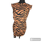All Saints Hali Zephyr Tiger Print Mini Dress Photo 3