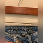 American Eagle Outfitters Light Blue Straight Leg Stretch Mom Jeans. Size-00 Photo 1